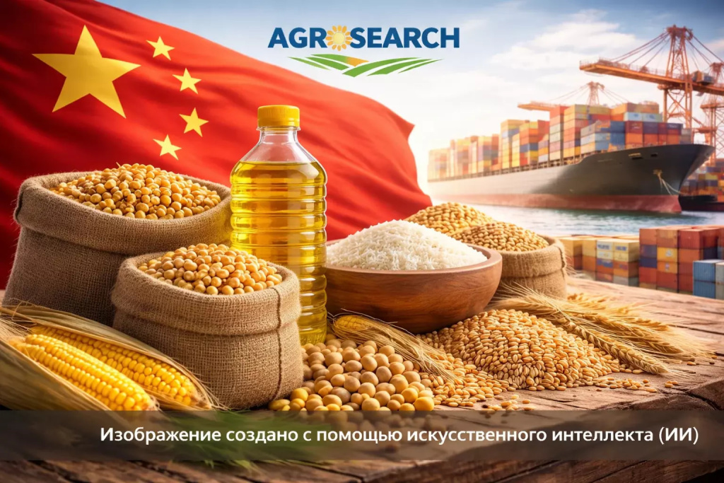 Китай сохранит политику «умеренного импорта» зерна и масложировой продукции