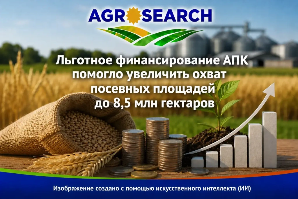 Льготное финансирование АПК помогло увеличить охват посевных площадей до 8,5 млн гектаров