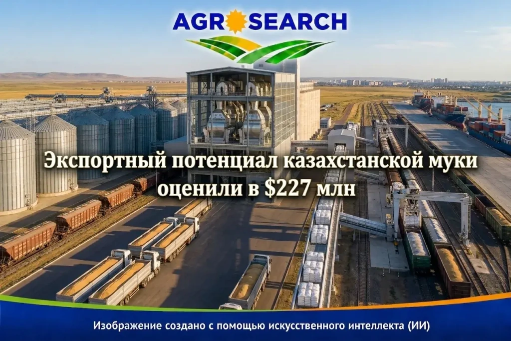 Экспортный потенциал казахстанской муки оценили в $227 млн