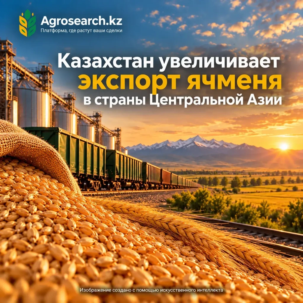 Қазақстан Орталық Азия елдеріне арпа экспортын ұлғайтып жатыр