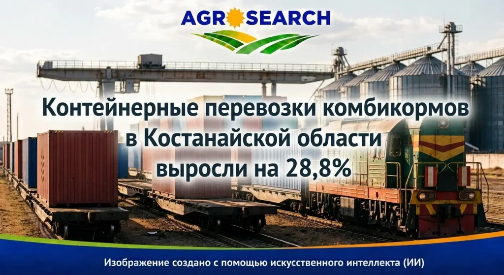 Container Shipments of Compound Feed in Kostanay Region Increase by 28.8%